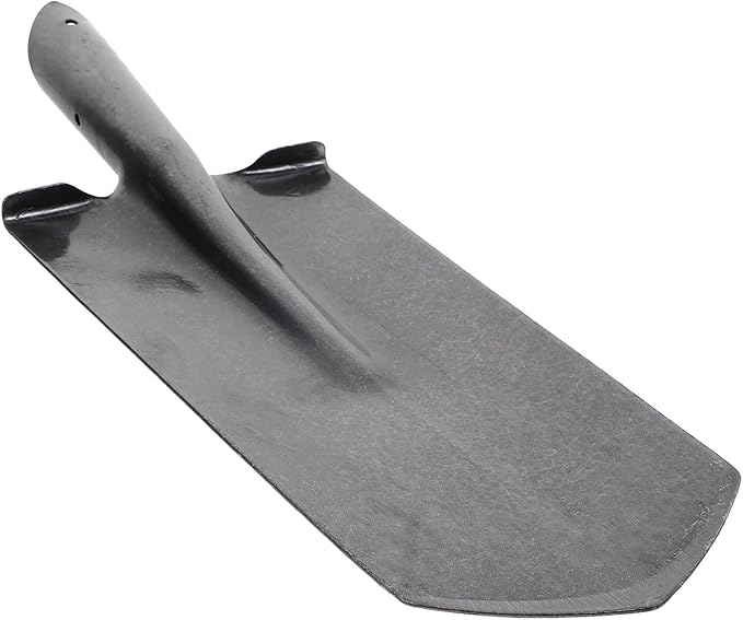 Manganese Steel Garden Shovel and Planting Spade Narrow Tip Metal Gardening Tool for Tree Digging and Transplanting in Lawn and Patio Use