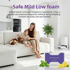 Robot Vacuum and Mop Floor Detergent Compatible For Narwal Freo Z Ultra/Freo Z10,580ml Lemon and Basil Scent Floor Cleaner.(2 Bottle)