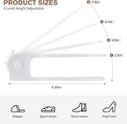 Shoe Slots Organizer Adjustable Shoe Stackers Double Deck Shoe Rack Holder Shoe Rack Storage Space Saver for Closet Organization