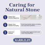 InterCare Marble and Travertine Cleaner, Natural Stone & Terrazzo Liquid Cleaner, Shower & Tile Surface Care, Floor, Walls & Countertop Cleaner and Degreaser, Refill Gallon