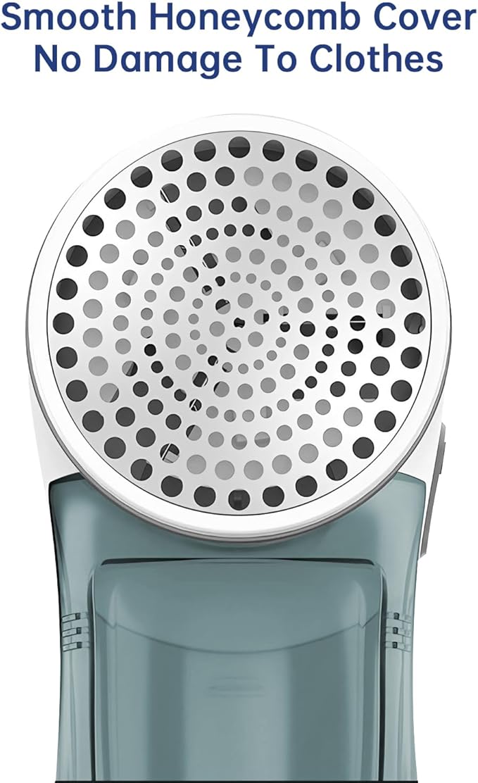 Fabric Shaver, Electric Lint Remover for Clothes, Lint Shaver for Clothing, Sweater Shaver with 2 Replaceable Stainless Steel Blades, Effectively Remove Couch Pills, Lint, Fuzz Battery Operated