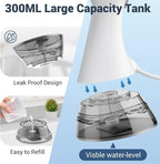 ZOOY Steamer for Clothes 1500W, Clothes Steamer for Home, Office, Travel, Portable Handheld Garment Steamer Upgraded 300ML Large Capacity Water Tank, Wrinkle Remover(White)