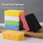 12 - Pack Non-Scratch Scrub Sponges - Sponges for Dishes and Washing Dishes, Cleaning Sponges for Kitchen Home Bathroom Cars, Funny Cut-Outs DIY for Kids (Green)