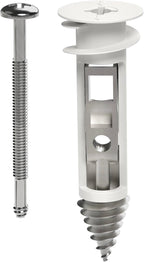 Heavy Duty Drywall Anchors and Screws Kit Including Toggle Anchors & Screws Durable Zinc Plastic Self Drilling Drywall Anchors for Hanging Pictures & More