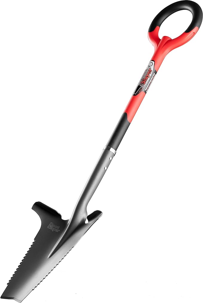 Radius Garden 22011 Root Slayer Shovel, Red