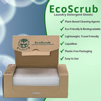 Laundry Detergent Sheets, 100 loads (50 sheets) - Eco friendly, liquid free, certified biodegradable, ultra premium concentrated detergent sheets - travel friendly