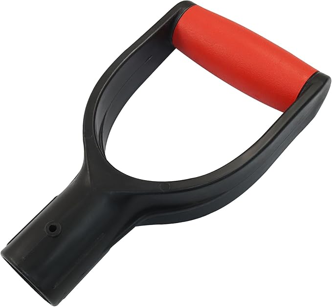 Shovel D Grip Handle, 32mm Inner Diameter Plastic Spade Handle for Digging Raking Tools(Red)