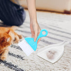 CHENGU 3 Pcs Mini Dustpan Set Brush for Table Whisk Brooms Small Dustpan Broom Set Mini Dust Pans with Brush Tiny Cleaning Table Sweep for Car Desk Keyboard Countertop Nest