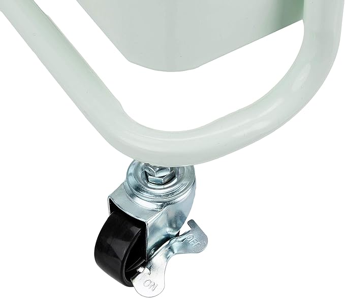 Amazon Basics 3-Tier Metal Rolling Utility or Kitchen Cart - Mint Green