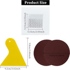 13 Pack Drywall Repair Kit, 2 Inch Drywall Repair Kit Dry Wall Patch Kits, Hole Repair Patch for Ceilings Dry Wall, Comes with Scraper and Sandpapers