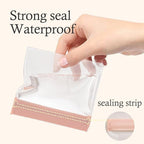 30 PCS Clear Plastic EVA Anti Tarnish Jewelry Storage Bags, Zip Ziplock Jewelry Pouches for Selling & Gift, Little Mini Travel Organizer for Ring Earing Chain Bracelet (S)
