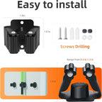 5 PCS Broom Holder Wall Mount, Upgraded Heavy Duty Mop and Broom Holder Wall Mount, Stainless Steel Broom Hanger Mop Holder Rack for Kitchen Laundry Garden Tool Organizer