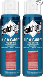 Scotchgard Rug & Carpet Protector, Carpet & Rug Protector Blocks Stains During Fall and Winter Holidays, Fabric Protector Makes Cleanup of Stains from Food Spills Easier, 17 oz (Pack of 2)