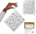 Papaya Reusable Paper Towels 2-Pack - 2 Sheets + 1 Hooks, Quick Drying, No Odor, 1 Sheet Replaces 17 Rolls, Washable Kitchen Cloth, Sustainable Dish Sponge, Eco Friendly Gift