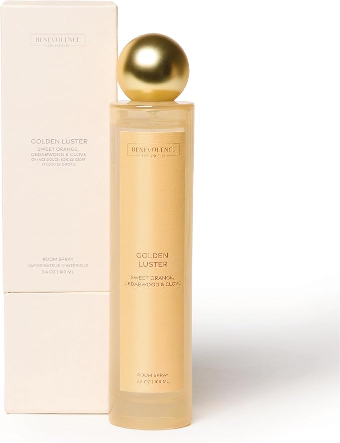 Orange, Cedarwood & Clove Room Spray - Benevolence LA Air Freshener & Fabric Freshener Spray for Home & Linen