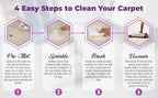 Capture Carpet & Rug Dry Cleaner w/Resealable lid (4 Pound) Spot and Stain Remover Carpet, Couch, Sofa Cleaner (32 oz) Bundle