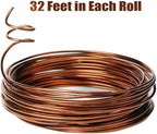 Quality Bronze Long Lasting Bonsai Training Wire Set of 3 Sizes - 1.0mm, 1.5mm, 2.0mm, Corrosion and Rust Resistant (32 Feet Each Size)