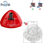BonusLife Replacement Part Set for Oceda EasyWring Spin Mop 1-Tank System Only, 1 Handle, 1 Base, 4 Refills
