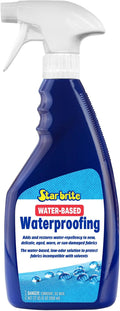 STAR BRITE Low-Odor Water-Based Waterproofing - Adds And Restores Water-Repellency And UV Protection To New, Delicate, Aged, Worn Or Sun-Damaged Fabrics