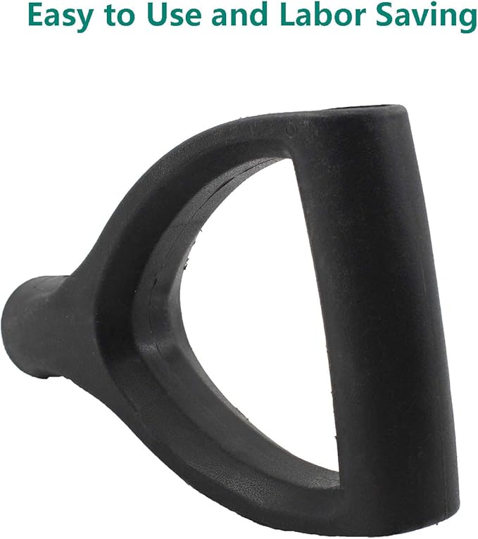 Plastic Shovel Grip Handle Replacement, D Shaped Snow Shovel Replacement Handle,31mm/1.22'' Inner Diameter Digging Raking Tool Replacement Spade Handles for Lawn Garden Spade Fork Shovel