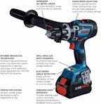 BOSCH GSB18V-1330CB14 PROFACTOR™ 18V Connected-Ready 1/2 In. Hammer Drill/Driver Kit with (1) CORE18V® 8 Ah High Power Battery
