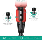 ORIA Mini Electric Screwdriver, Cordless Electric Screwdriver, 12 in 1 Rechargeable Screwdriver Set with 10 Screwdriver Bits, 1/4 inch Bit Holder, LED Light, Charging Cable, for Phones,Toys, PC