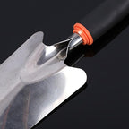 Garden Tool Shovel for Digging Gardening Trowel for Lawn Planting Stainless Steel Spade Rubber Handle Anti Slippery