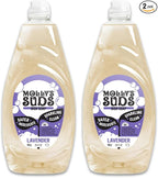 Molly's Suds Liquid Dish Soap | Clean, Simple Ingredients | Extra Scrubbing Power | Lavender Scent, 24 oz - 2 Pack