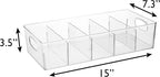 ClearSpace Plastic Pantry Organization and Storage Bins with Removable Dividers – 2 Pack XL Perfect Kitchen Organization or Kitchen Storage – Refrigerator Organizer Bins, Cabinet Organizers