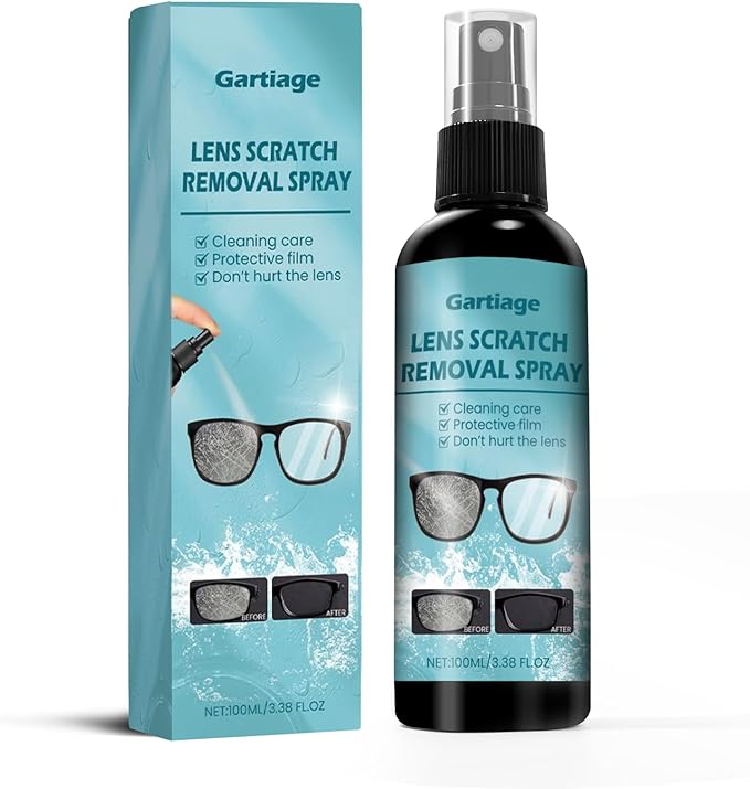 Eyeglass Scratch Remover for Lenses, Eyeglass Cleaner Spray, Glasses Lens Scratch Remover for Eyeglasses, Sunglasses Cleaning Kit (1)