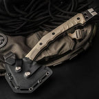 HX OUTDOORS Mercenarys Tactical Engineer Axes Multifunctional Explosion-Proof Axe Camping Artillery Fire Rescue Hammer Hiking Tools,Black