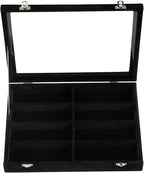 Frebeauty Sunglass Organizer,Velvet Glasses Organizer,8-Slot Sunglasses Tray for Drawer, Men's/Women's Sunglasses Box