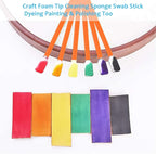 Wellgler's Foam Cleaning Swab,for Electronics, Camera, Optical Lens Cleaning and Clean Inkjet Printer (200pcs Orange)