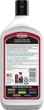 Weiman Ceramic and Glass Cooktop Cleaner and Polish - 20 Ounce - Shines and Protects Glass and Ceramic Smooth Top Ranges with its Gentle Formula