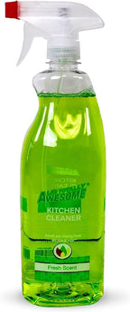 La's Totally Awesome Daily Kitchen Cleaner Spray, For Sink, Cooktop, Oven and more, Plant-Derived Formula, 32 Fl Oz (Pack of 4)