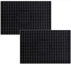 WallPeg Made in USA Pegboard Panels Garage Organization - Wall Storage Kit (PB-2 B) (2) ea - 24" x 16" Peg Board Tool Organizer Panel Set - Garage Organizer Kit