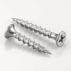 #6 410 Stainless Steel Fastener Drywall Screws Kit-Phillips with coarse Threaded tip, Suitable for Drywall Slate, Wood, etc.