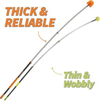 20 Foot High Reach Duster Kit with 4-12 ft Extension Pole // High Ceiling Dusting and Window Cleaning Kit with Telescopic Pole // Window Washer & Squeegee, Cobweb Duster, Fan Blade and Feather Dusters