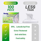Disposable TPE Cooking Gloves, Ideal for Cleaning and Food Prep, Latex & Powder Free, Food safe