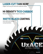 3-Inch 36-Tooth Circular Saw Blade with 3/8-Inch Arbor, Ultra Finish General Purpose Cutting, Carbide Tip, Thin Kerf, for Plywood, MDF, OSB, Laminated, Plastic, Thin Aluminum, 3 Pack
