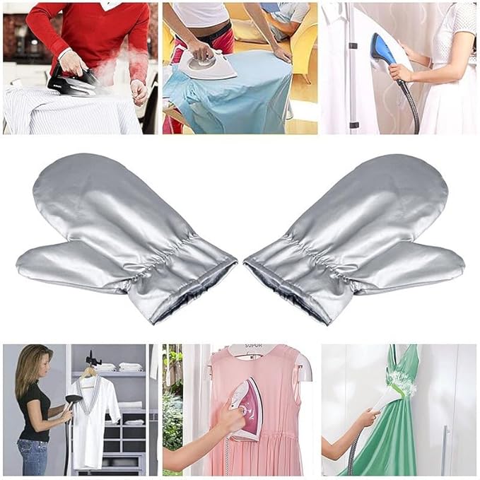 EVEME 1 Pair Garment Steamer Ironing Gloves Anti Steam Glove Heat Resistant Garment Steamer Mitt, Garment Steamer Accessories for Clothes