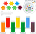 **84 Flowers** Toilet Gel Stamp | Long-Lasting Toilet Bowl Cleaner & Scent Freshener | Adhesive Gel Stamps for Fresh Fragrant Bathroom (Mix Scent)