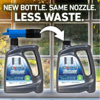 Wet & Forget Window & Screen Cleaner – Outdoor Window Cleaner Spray & Hose Attachment; No Scrubbing, Superior Scrub-Free Shine for Windows & Screens; 48oz (Pack of 2)