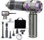 2026 Upgraded 4-in-1 Handheld Cordless Car Vacuum Cleaner, 16000PA High Power Air Blower & Mini Car Vacuum Cleaner with LED Light for Home, Office & Auto, 15000mAh long Battery & Type-C Fast Charging
