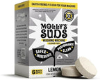 Molly's Suds Washing Machine Cleaner | Removes Odors & Grime from Front & Top Loader Machines, Including HE (Citrus - 6 Tablets)