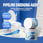 Lanwexy-sink drain hair clog remover cleaner、toilet unclogger heavy duty、bathroom shower pipeline dredging agent、unclog clogged drain、clogged【1 bottles】