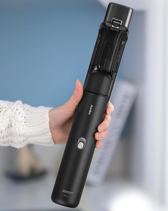 Car Vacuum, Portable Vacuum for Car with 20000PA, 5 in 1 Handheld Car Vacuum Portable Cordless with Flexible Hose, 50 Mins Runtime,3H Type-C Fast Charge, Handheld Vacuum for Car, Home,Cleaning