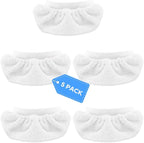 Steam Cleaner Accessories for Most Handheld Steam Cleaner Microfiber Cloths Cover Compatible with Bissell Steam Shot Steam Mop Pads Fit for Comforday Steam Cleaner, 5 Pack
