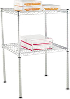 Alera ALE Stackable Posts For Wire Shelving, 36" High, Silver (Pack of 4)