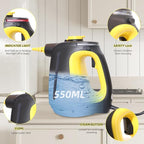 Handheld Steam Cleaner 1350W High Power with 9 Piece with Safety Lock Multi-Purpose Steamer for Home Use Multi-Surface Natural Steam Cleaner for Furniture,Upholstery, Car, Floor